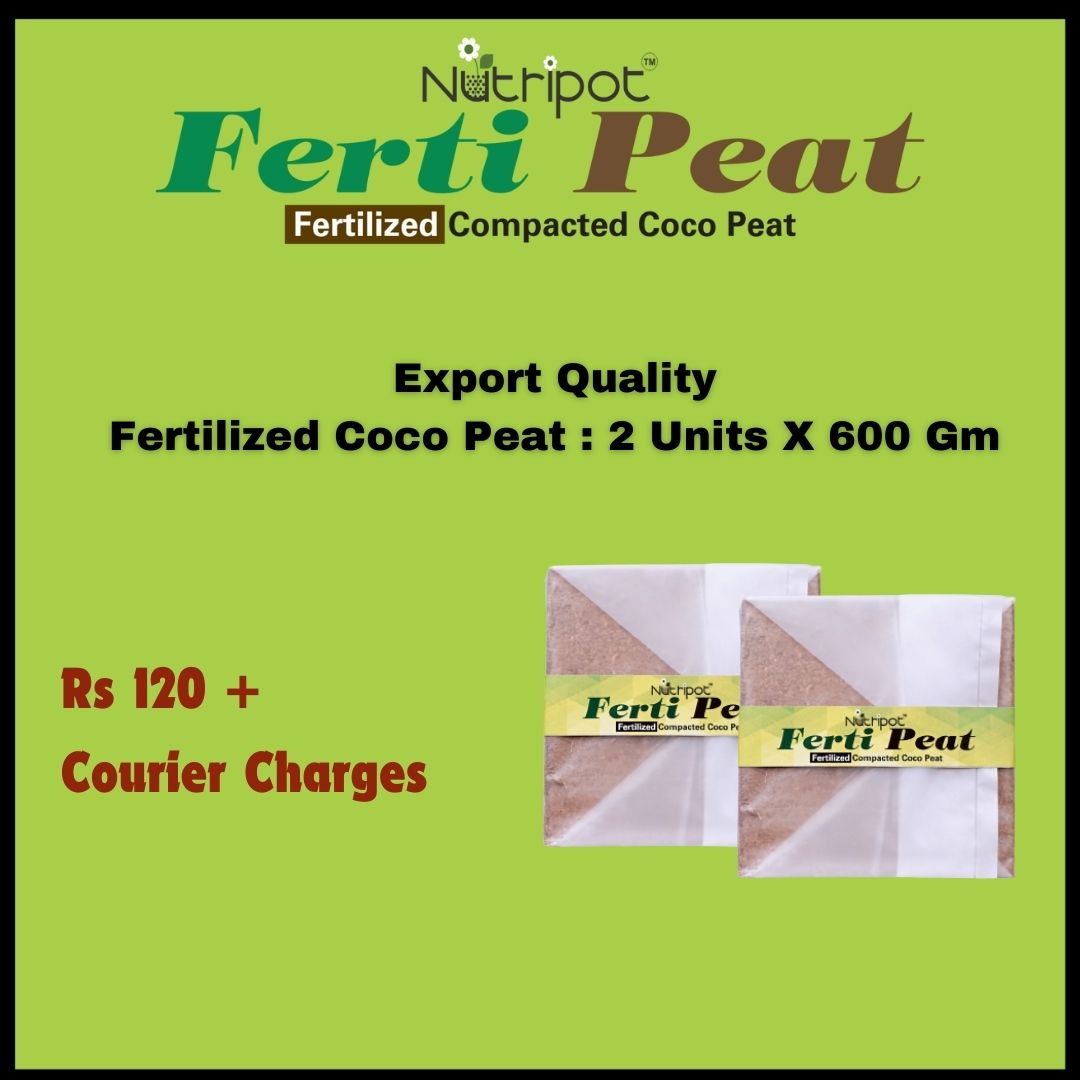 Nutripot Ferti Peat 600 Gm X 2  (COD is not Available, )