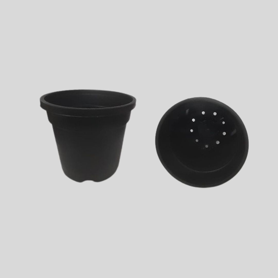 3 Inch Black Table top nursery Flowerpot