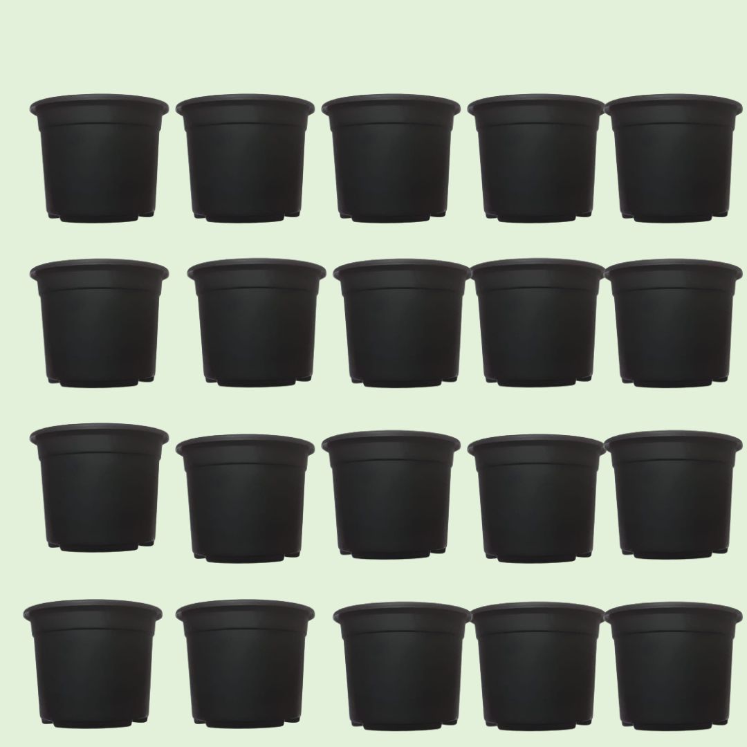 3 Inch Black Table top nursery Flowerpot