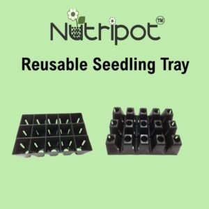 nutripot reusable seedling tray 2 peices