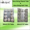 1 strip nutripot floret tab (2gmx10) + 1 strip nutripot soil tab (2gmx10)